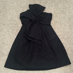 Black Strapless Dress